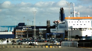 P&O ferries in Zeebrugge