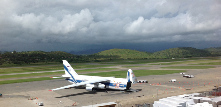On the ground in Papua New Guinea